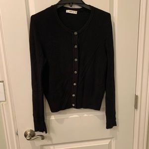Zara knit black cardigan size S